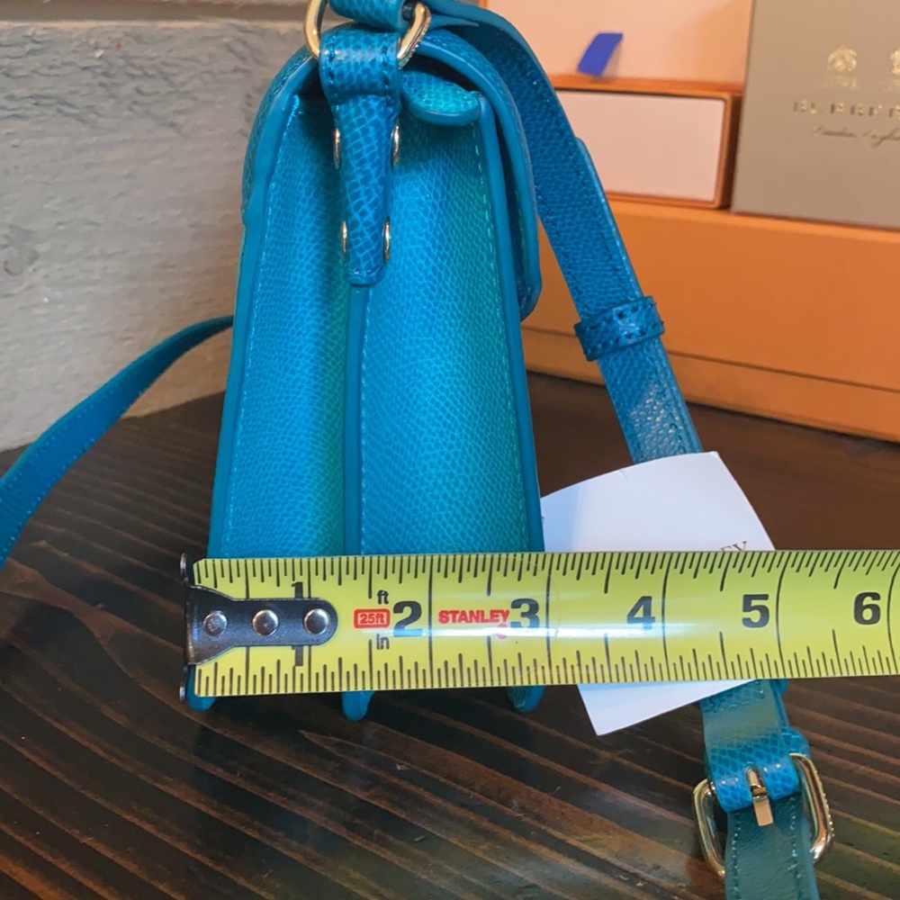 Vera Bradley Tess Crossbody in Teal Leather - Picture 5 of 17